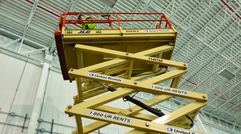United Rentals is selling more than 16,000 pieces of equipment, including aerial work platforms, on &apos;Blue Thursday&apos;, Nov. 29.