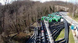 Sunbelt Rentals pumps in a bypass operation