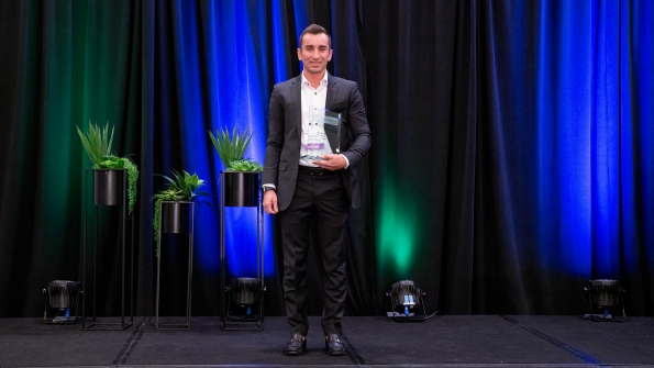 Southeastern Equipment39s executive vice president Thor Hess wins the Next Gen Award from the Conway Center for Family Business in Central Ohio
