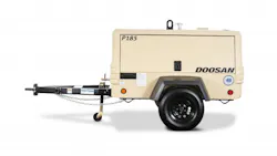 Doosan Portable Power39s P185 air compressor Doosan Portable Power39s P185 air compressor