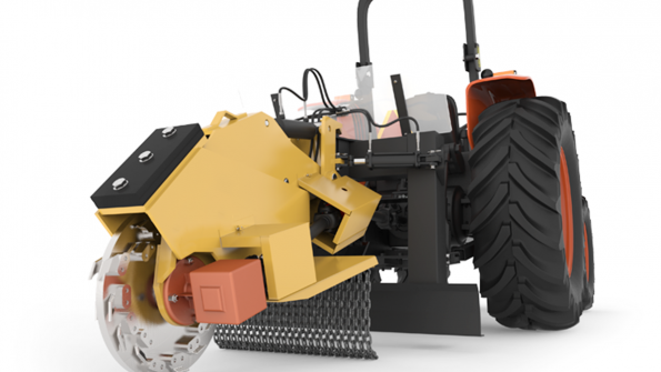 Diamond Mowers39 tractormounted stump grinder