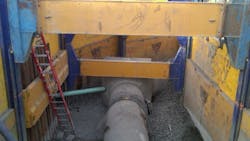 An NTS trenchshoring application An NTS trenchshoring application