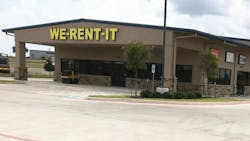WeRentIt with six Texas branches is a general nonresidential construction equipment rental company WeRentIt with six Texas branches is a general nonresidential construction equipment rental company