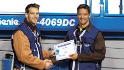 Genie is updating its training courses including trainthetrainer sessions in accordance with the newly published ANSI standards Genie is updating its training courses including trainthetrainer sessions in accordance with the newly published ANSI standards