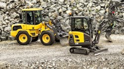 Volvo CE is preparing to go all electric with its compact wheel loaders and compact excavators Volvo CE is preparing to go all electric with its compact wheel loaders and compact excavators