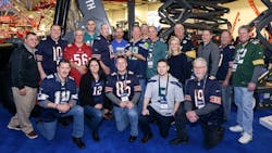 Despite apparently playing for a lot of different football and hockey clubs the Skyjack staff works together well enough to win an award as United Rentals Supplier of the Year for the second time Despite apparently playing for a lot of different football and hockey clubs the Skyjack staff works together well enough to win an award as United Rentals Supplier of the Year for the second time