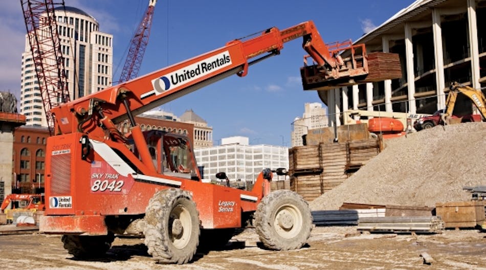 United Rentals is experiencing demand in all sectors and geographies.