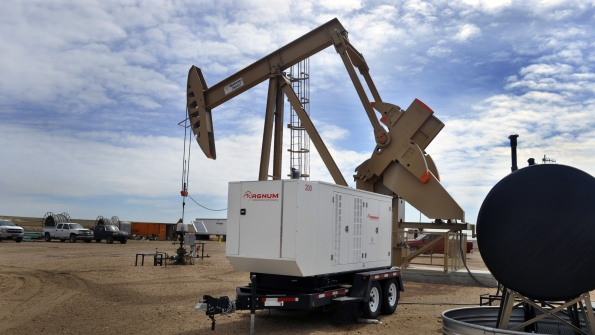 A Generac Magnum generator at work Pramac a subsidiary of Generac has added to the company39s international power generation holdings