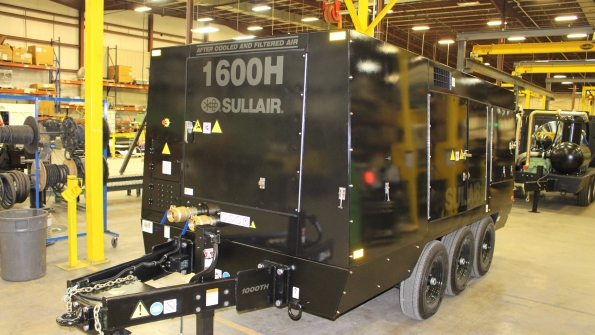 Sullair recently remanufactured its 1000th air compressor shown here