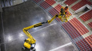 Haulotte did particularly well in Europe and North America in 2018. Pictured is the company&apos;s HA61 LE mobile elevating work platform.