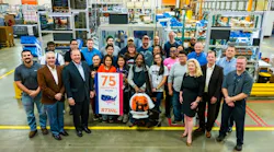Stihl staff celebrates the production of 75 million units in the United States
