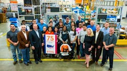 Stihl staff celebrates the production of 75 million units in the United States Stihl staff celebrates the production of 75 million units in the United States