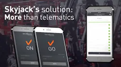 In addition to the first of its new line of roughterrain scissorlifts Skyjack will be showing new developments to its Elevate telematics solution