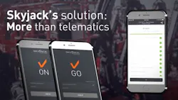 In addition to the first of its new line of roughterrain scissorlifts Skyjack will be showing new developments to its Elevate telematics solution