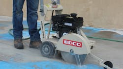 An EDCO concrete saw in action The company is celebrating 60 years in business as well as 60 years of exhibiting at ARA shows An EDCO concrete saw in action The company is celebrating 60 years in business as well as 60 years of exhibiting at ARA shows