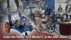 Electric Eel will give away a Model C sectional draincleaning machine Enter the raffle at Booth 3341 Electric Eel will give away a Model C sectional draincleaning machine Enter the raffle at Booth 3341