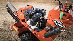 A Ditch Witch C12 trencher A Ditch Witch C12 trencher