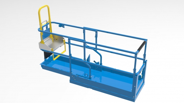 Genie Lift tools Access Deck Provides Secondary Surface for Work at