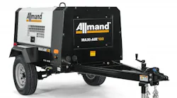 New MaxiAir 100 portable air compressor from Allmand Bros