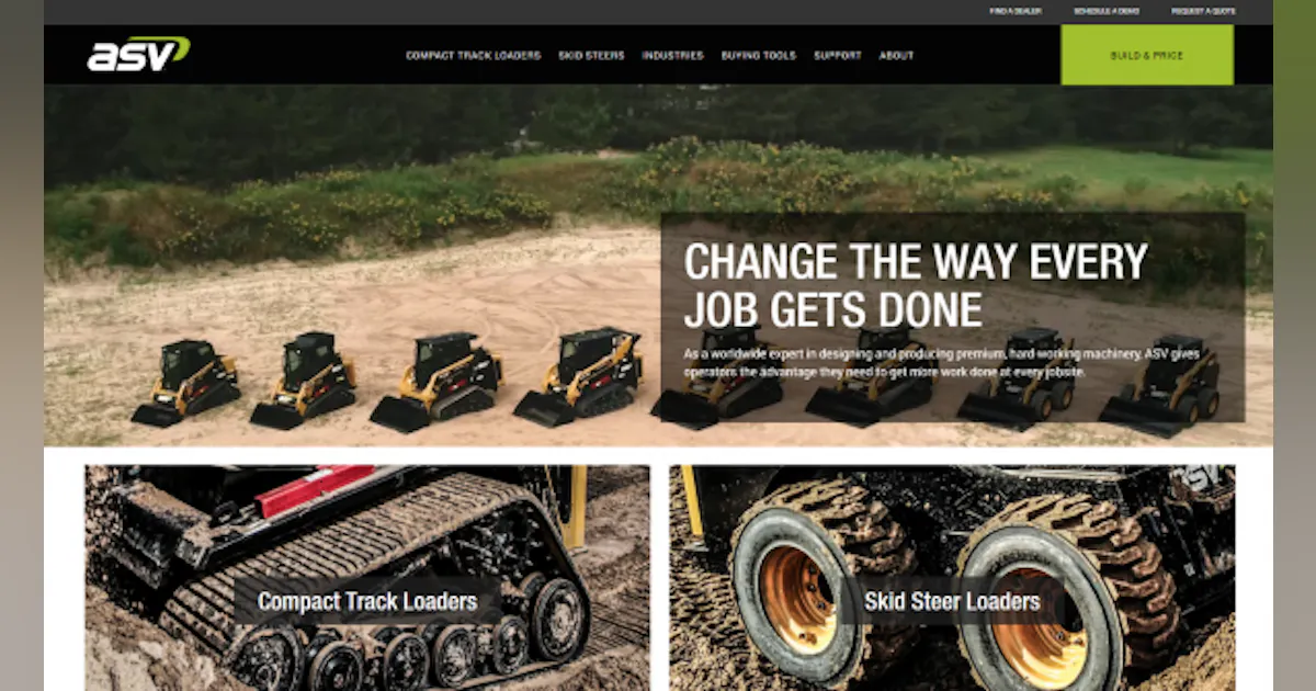 Asv Login ASV Launches New Brand Identity and Enhanced Website | Rental Equipment ...