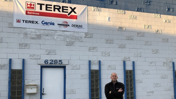 Corey Mozey is managing the new Terex Service Center in Commerce City Colo