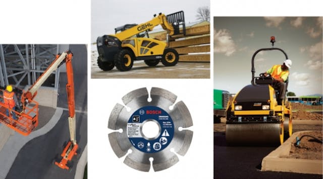 This month RER focuses on high-reach equipment, compaction, and abrasives and blades from manufacturers including JLG, Genie, Skyjack, Case, Bomag, Wacker Neuson, Bosch and more.