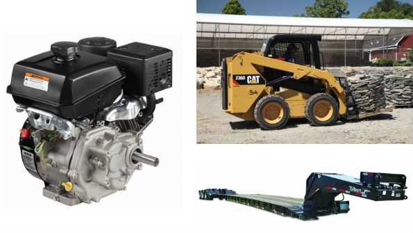 Product Spotlight Focus on Engines, SkidSteer Loaders and Trailers