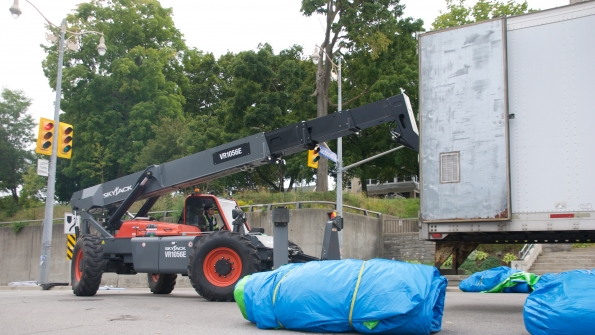 Gallery: Skyjack Telehandler Helps United Way Slide in Guelph | Rental ...