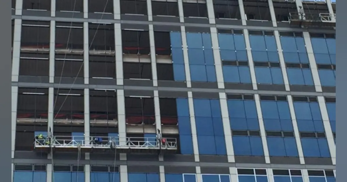 Window Spider Install Spider Engineers Custom Solution for Window Wall Installation | Rental ...