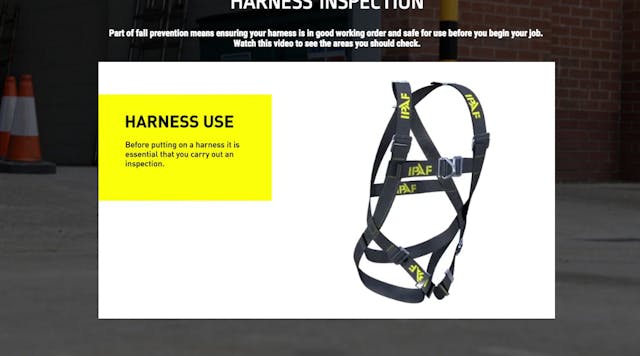 Rermag 11609 Ipaf Screen Shot Harness Inspection