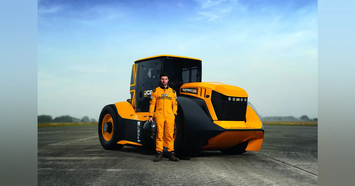 Fastes Tractor JCB Fastrac Sets New Fastest Tractor World Record | Rental Equipment ...