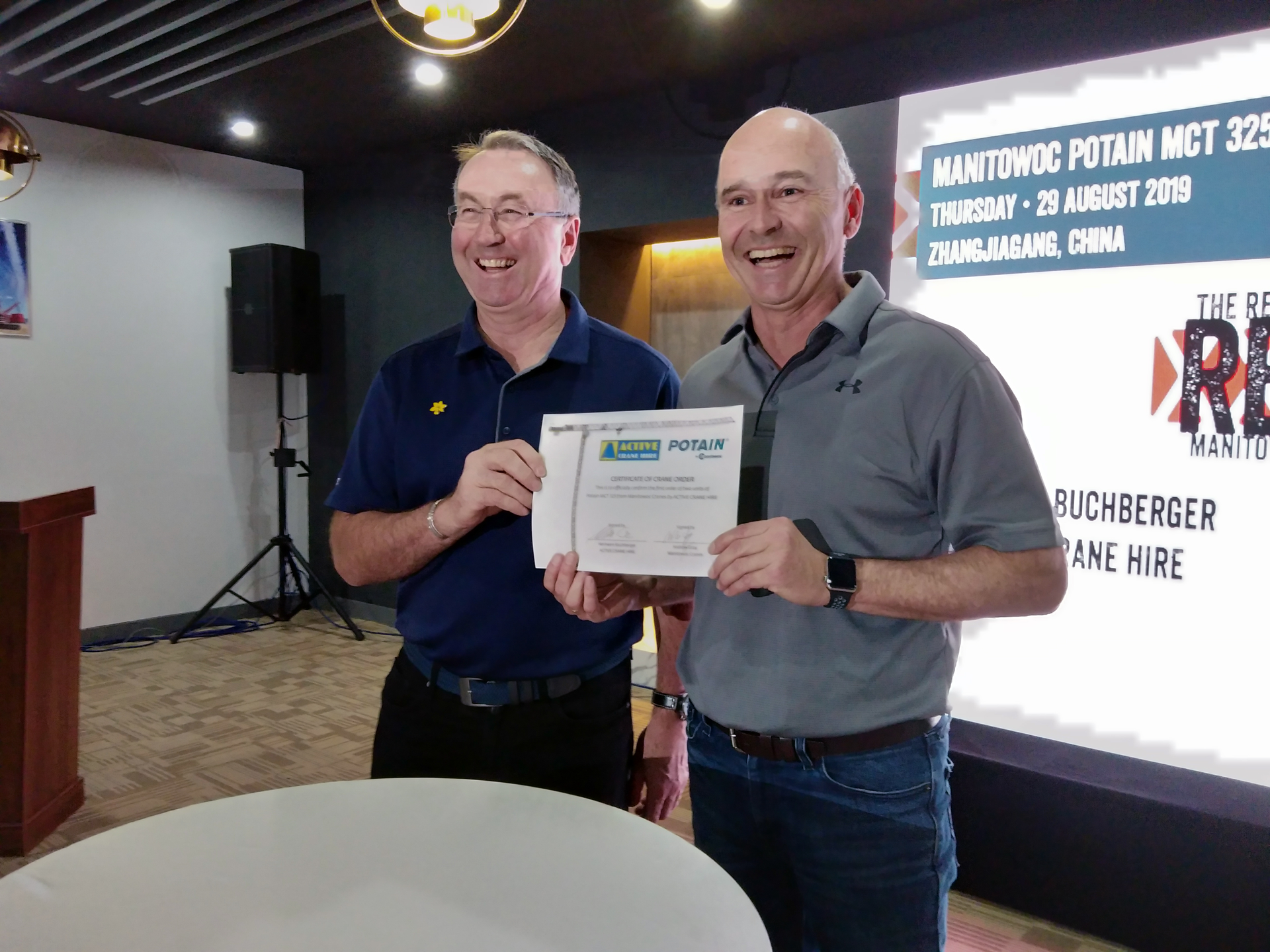 Manitowoc First Potain Mct 325 Sold In Australia 1 5e0856e888139