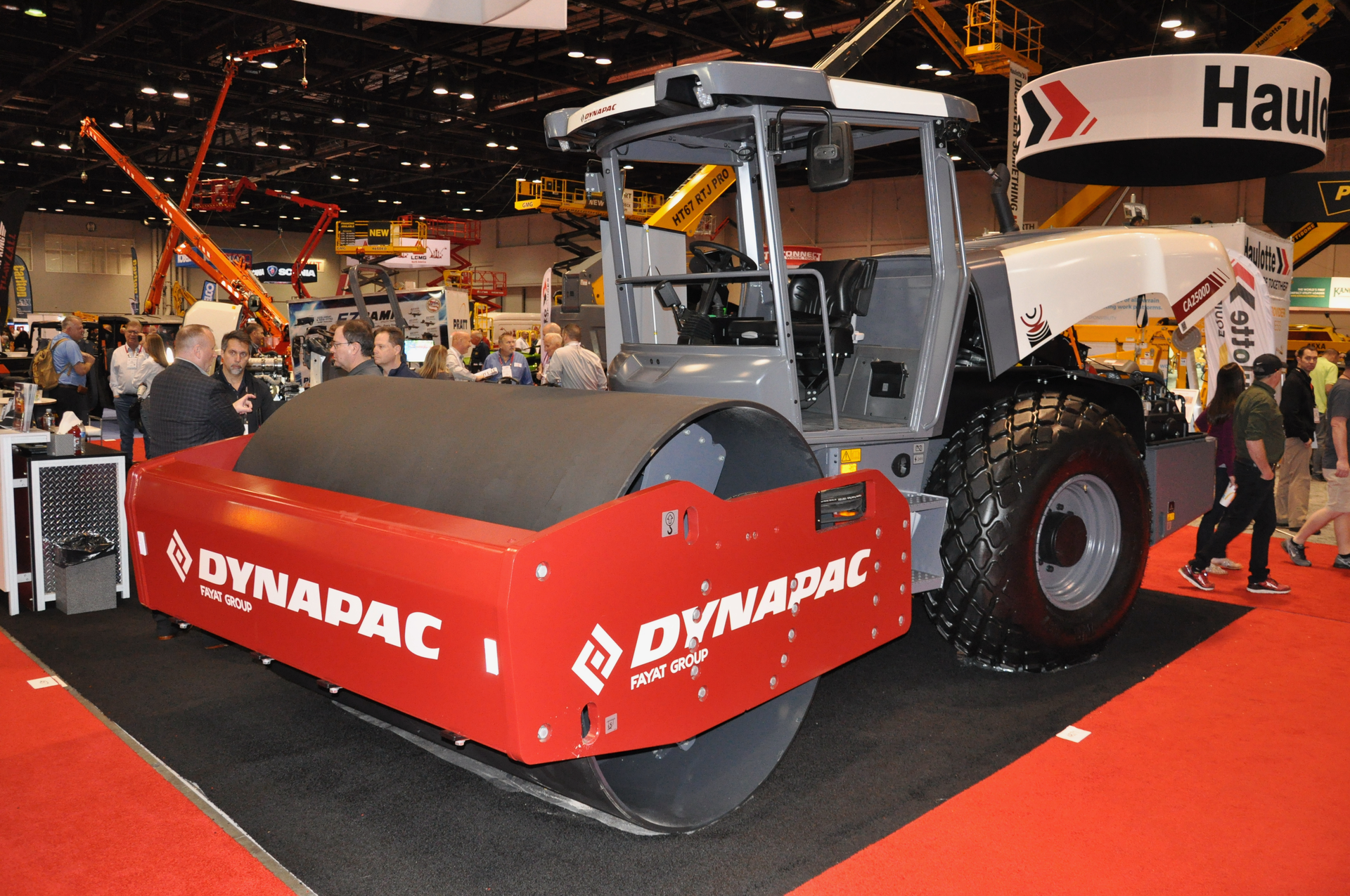 Dynapac CA2500D single drum vibratory roller