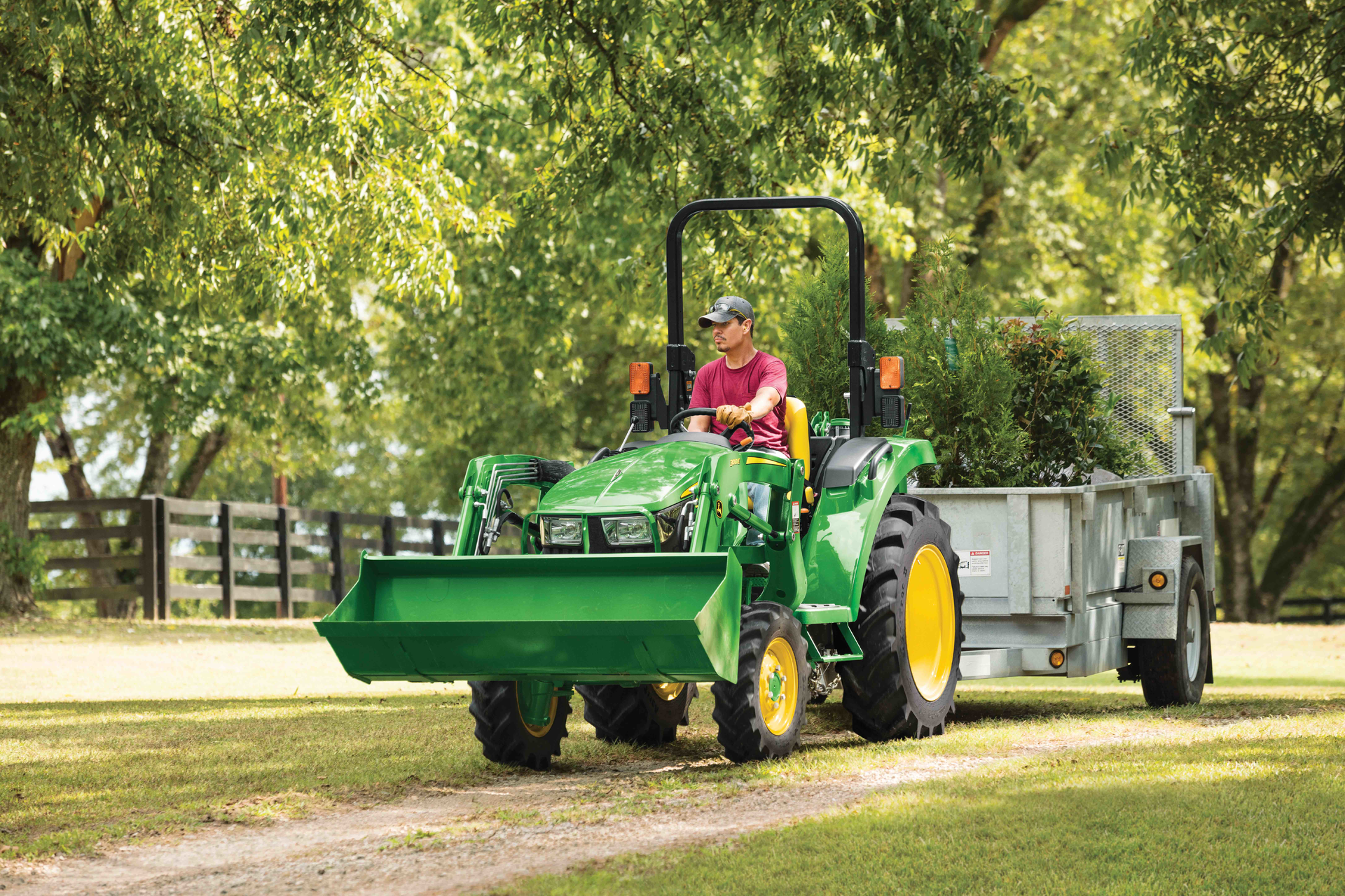 John Deere 3D Series compact utility tractors Rental Equipment Register