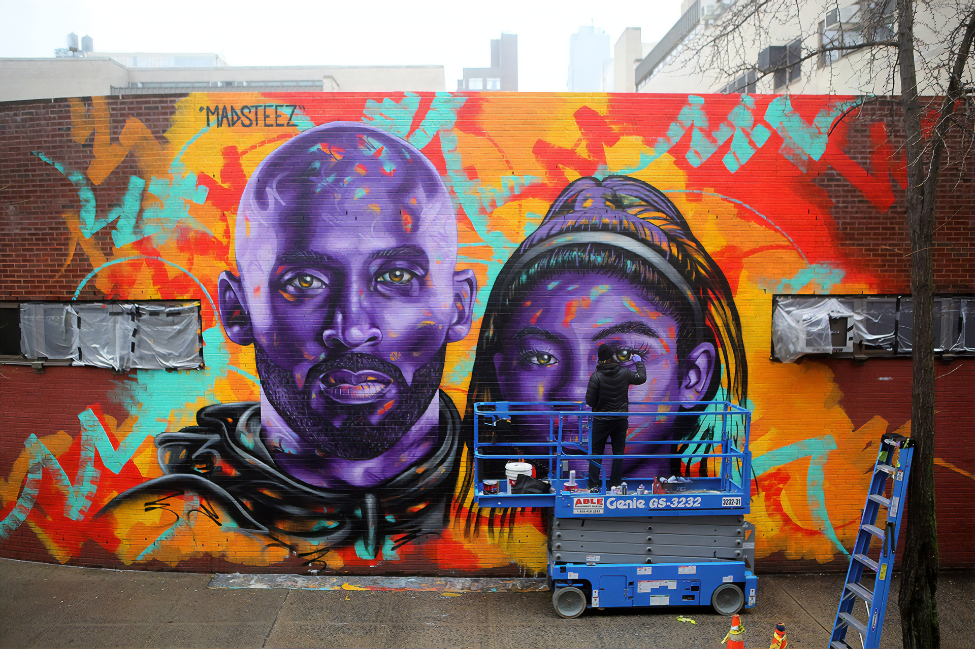 Able Genie Scissor Kobe Mural 5e5d7e6168733