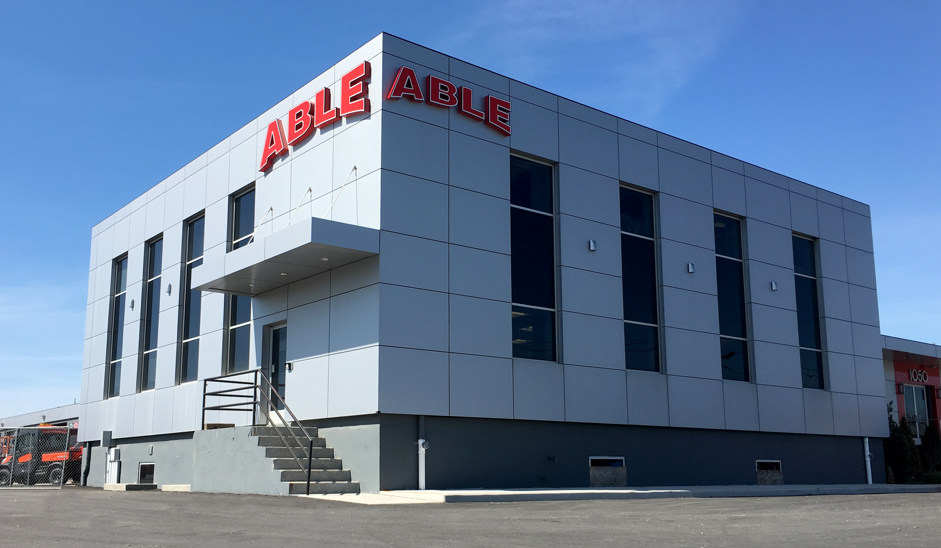 Able Equipment Logo On Side Of Building Img 1759 5e62ec95f1b29
