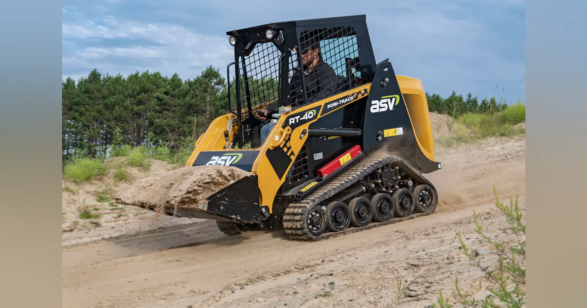 ASV RT-40 Posi-Track Radial Compact Track Loader | Rental Equipment ...