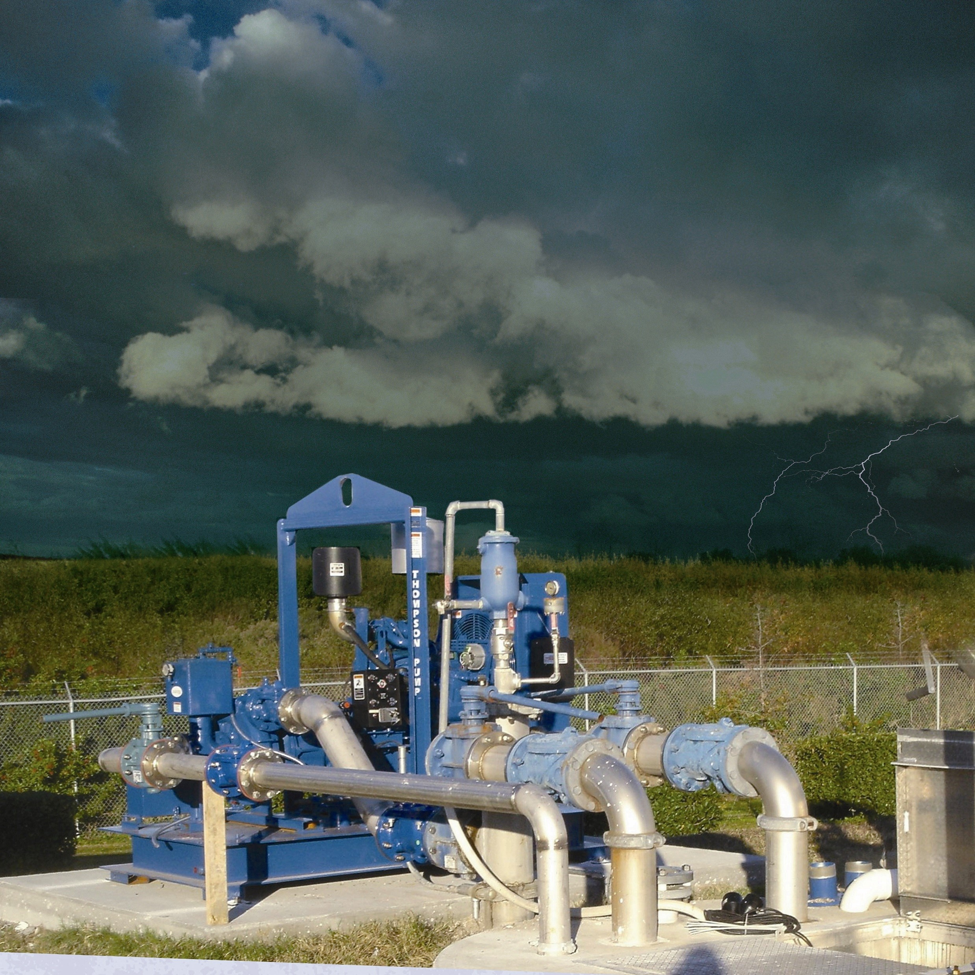 Thompson Pump Lift Station Backup Pump During Storm 5ebcac9434243