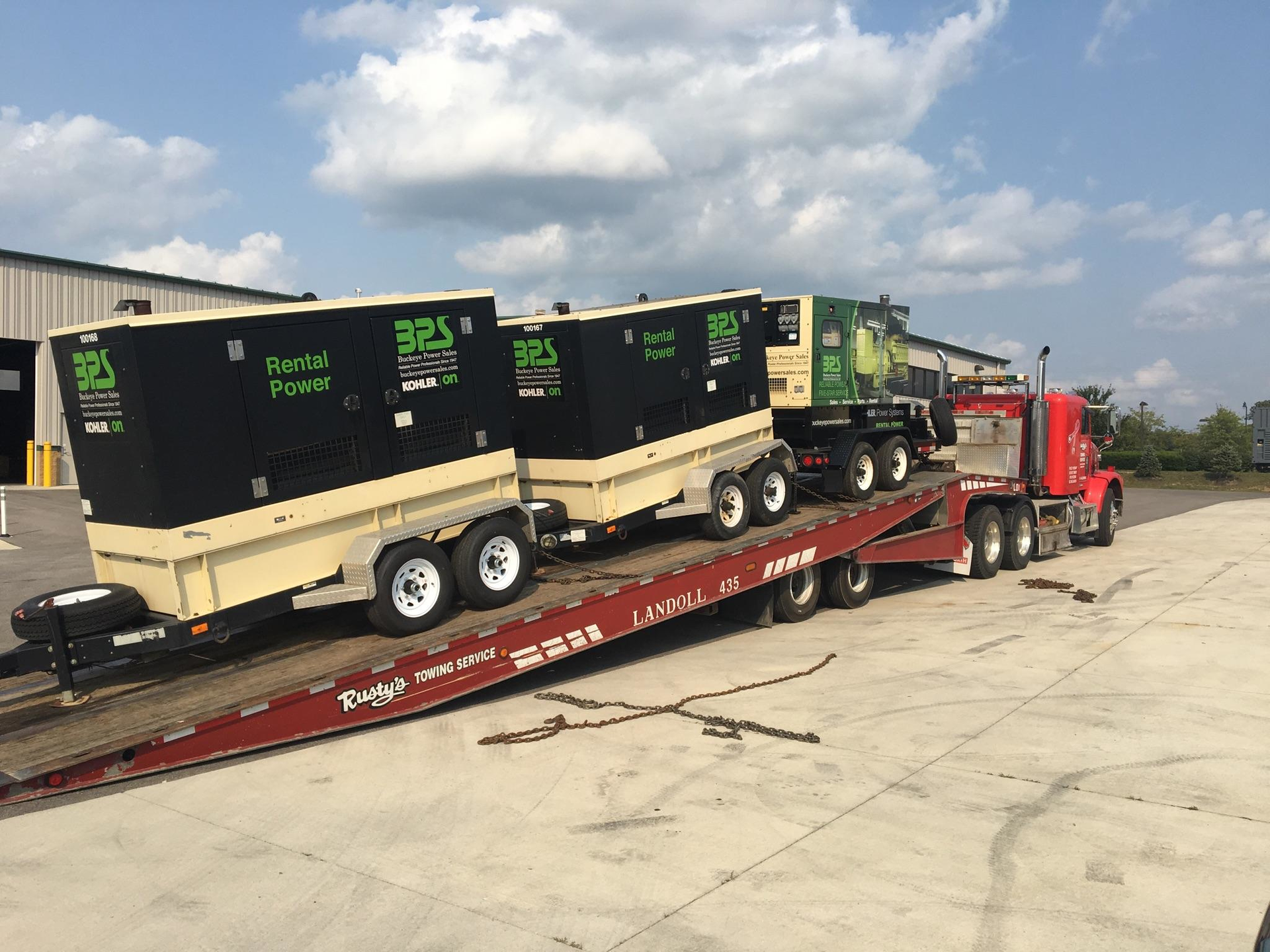 Kohler Generators Sent For Hurricane