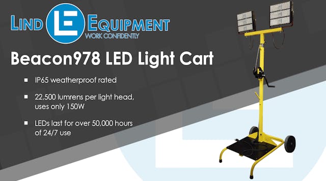 Lind Equipment Le978 Led Light Cart