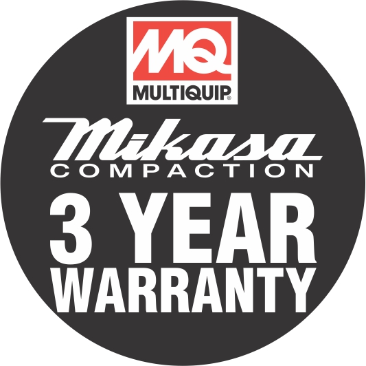 Multiquip Mikasa3 Year Warranty Sticker F 011321
