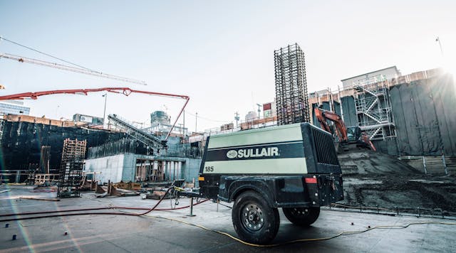 Sullair 185 In Use Construction In Seattle
