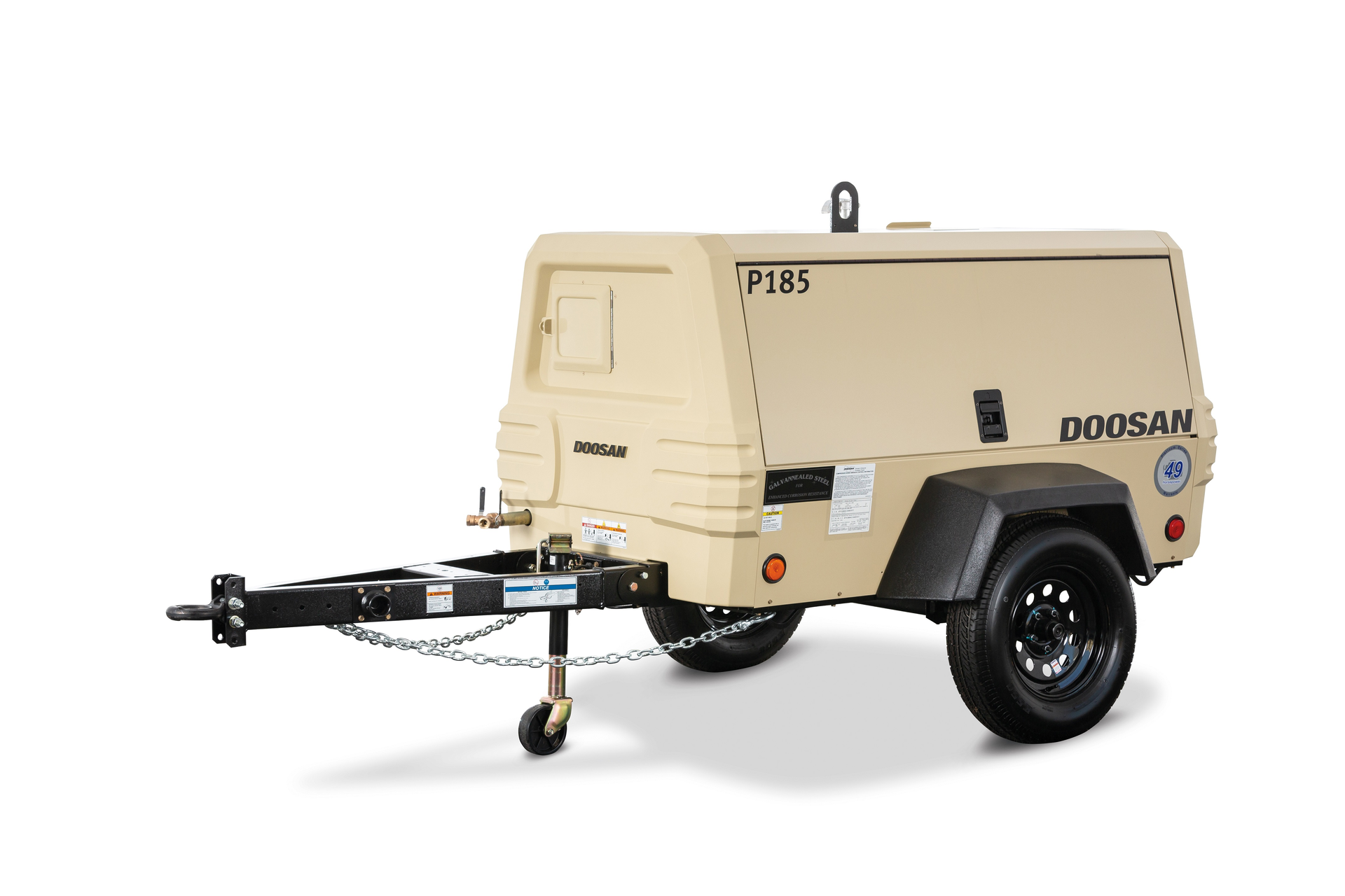 Doosan Portable Power P185wdo T4f Quarter