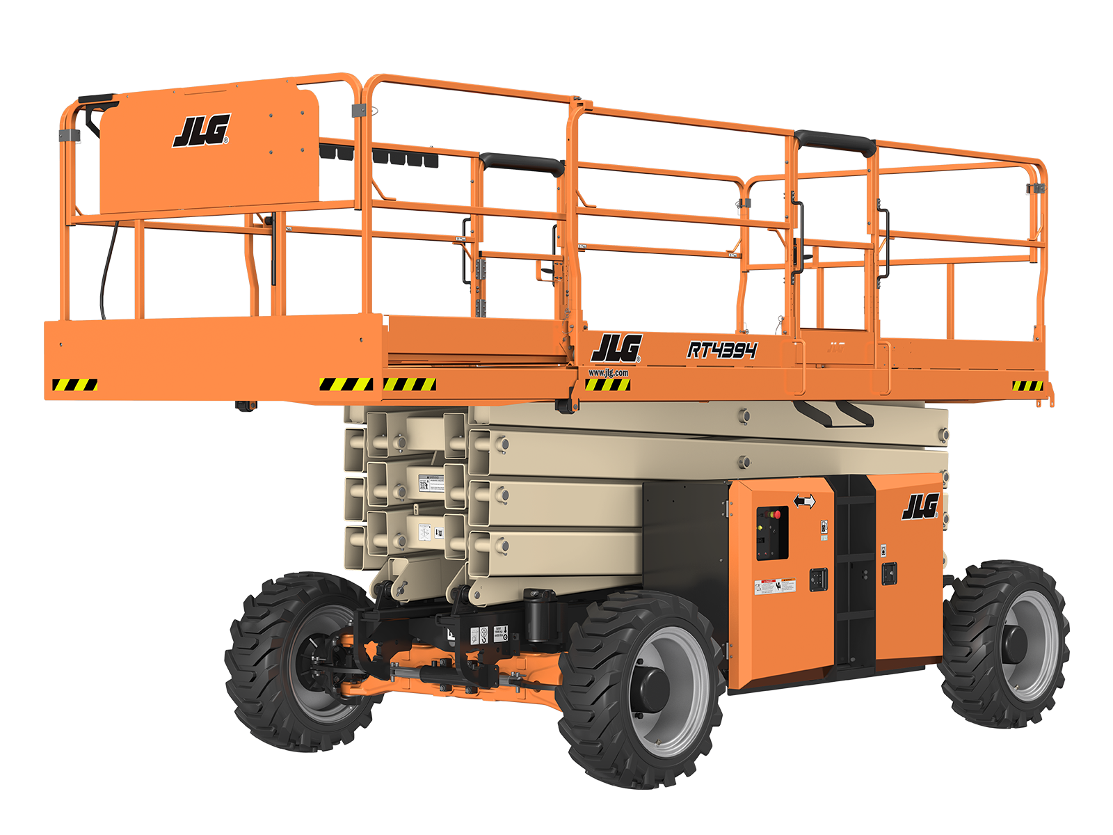 Jlg Rt4394 Stowed Front Lf 34 Extended 21