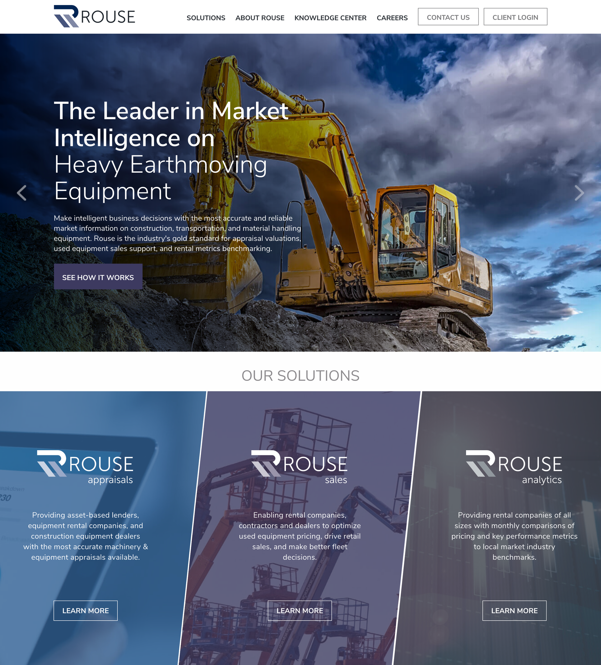 Rouse Services Website Shot