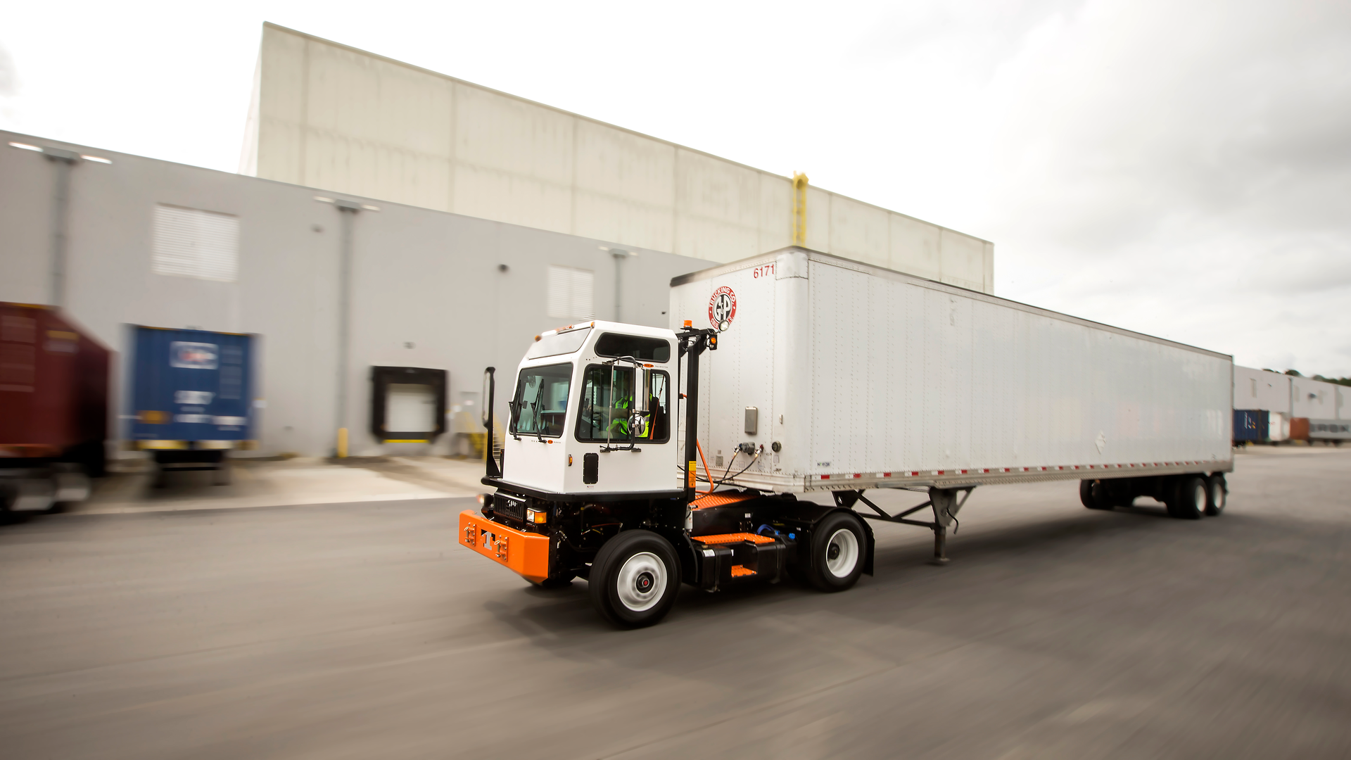 Tico Truck Working In Port