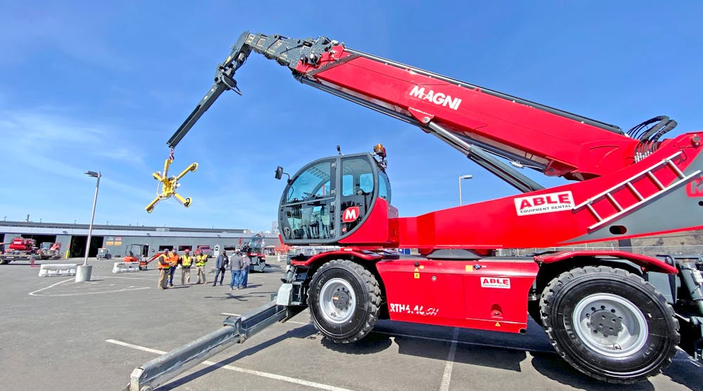 Able Equipment Rental Demos Magni Rotating Telehandlers at Three ...