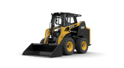 Pictured is the new MAX-Series skid steers.