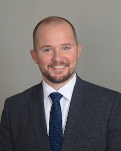 Pictured is Jonathan Caldwell who is the new sale representative for tower cranes for Terex Cranes. Pictured is Jonathan Caldwell who is the new sale representative for tower cranes for Terex Cranes.