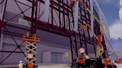 Pictured is the new Access Your World virtual site by JLG Industries.